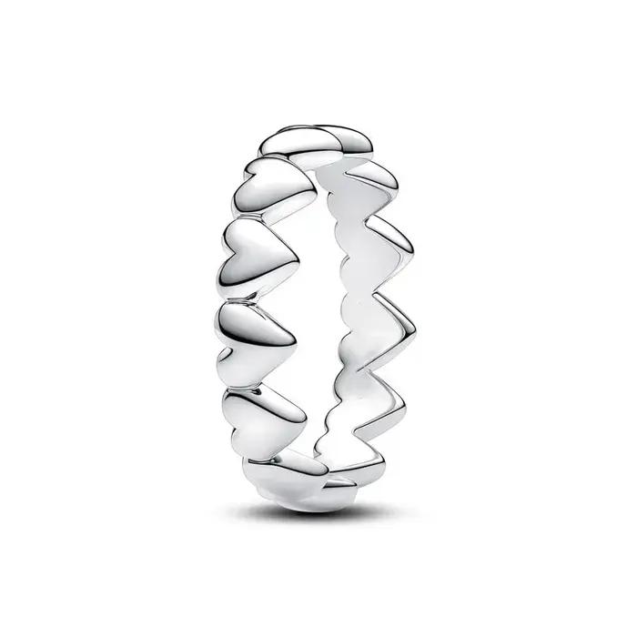 Bague Cœur Étoiles Filantes