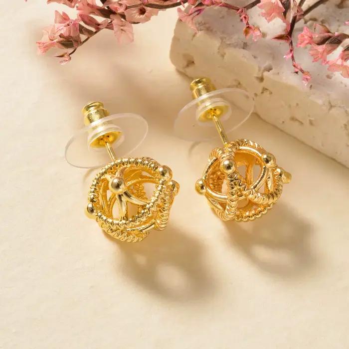 Diana bébé bohême luxe Dubai boucles d'oreilles plaqué or mariage mariée bijoux pour femmes cadeau saint valentin