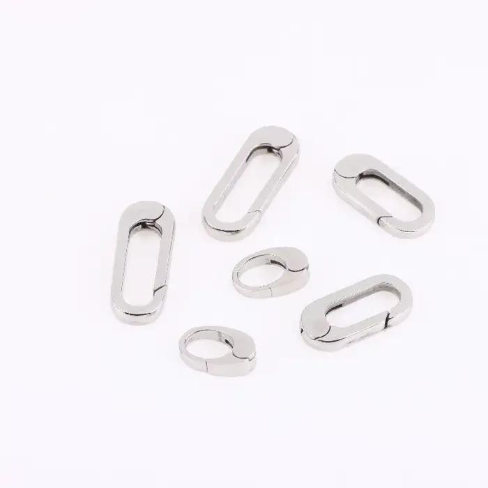 Connecteurs de bracelet faits à la main, 1 ou 2 pièces, fermoirs à boucle, accessoires de fabrication de bijoux DIY, fournitures cadeaux personnalisées