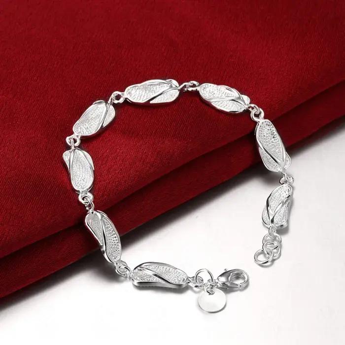 Bracelet chaîne en argent Sterling 925 pour femmes
