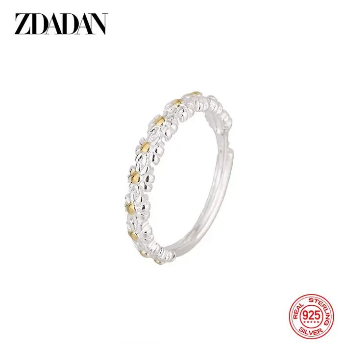 Bague Ajustable en Argent Sterling 925 pour Femme et Fille