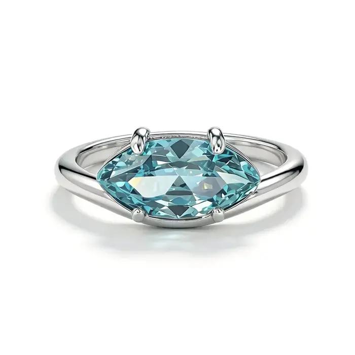 Wong Rain – bague en argent Sterling 100% 925