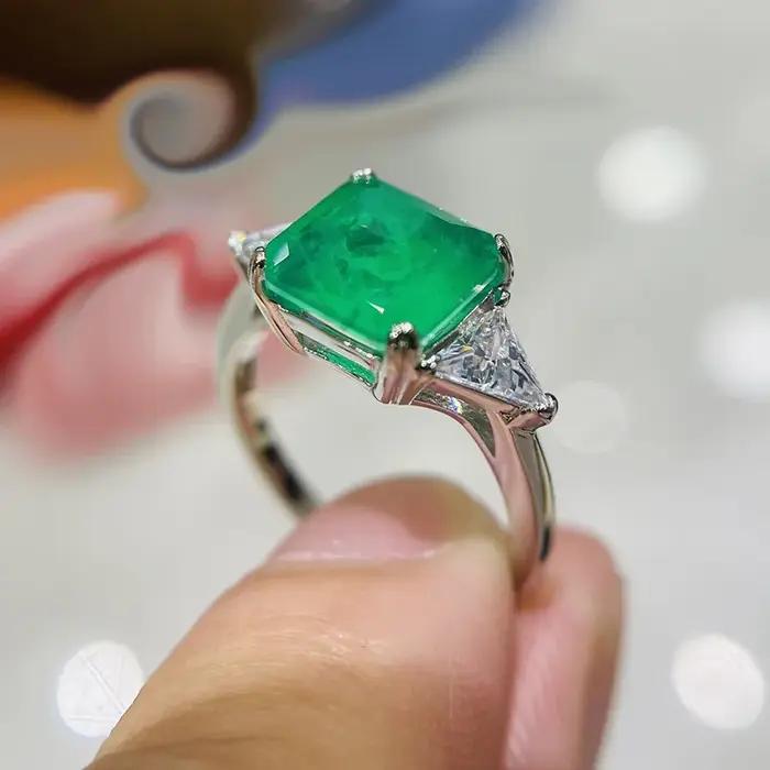 Bague en argent sterling 925 sertie de tourmaline et zirconium pour femmes occasions spéciales partis et cérémonies de mariage
