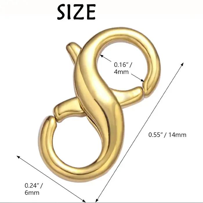 Extension de bracelet de collier à fermoir à homard
