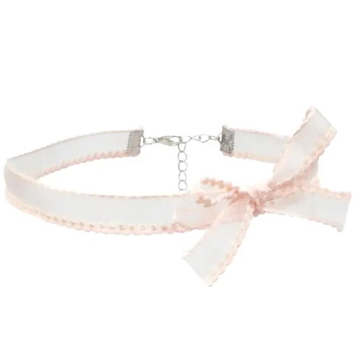 Tour de cou en dentelle avec papillons floraux pour femmes romantiques, colliers ras du cou, style mignon, soirée, mariage, cosplay, lolita, ajustable
