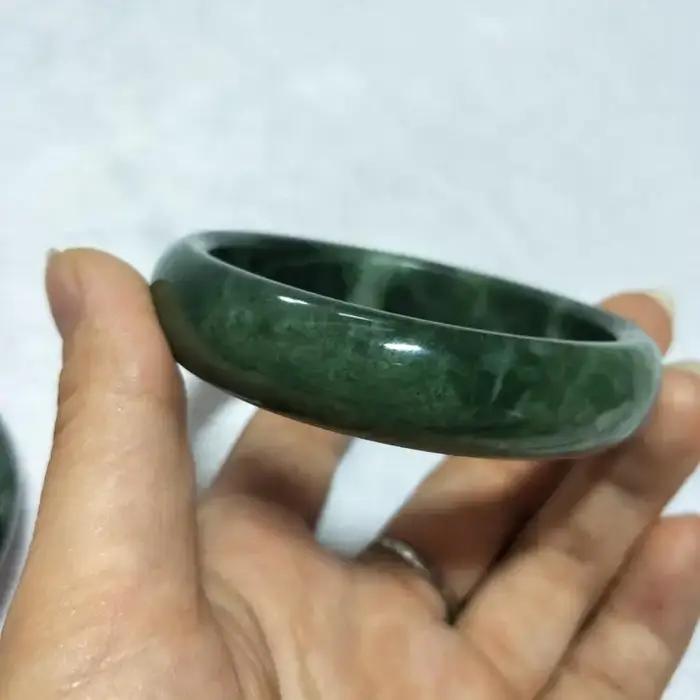 Bracelet en jadéite véritable du Myanmar pour femme, pierre précieuse de guérison, bijoux fins, 100%
