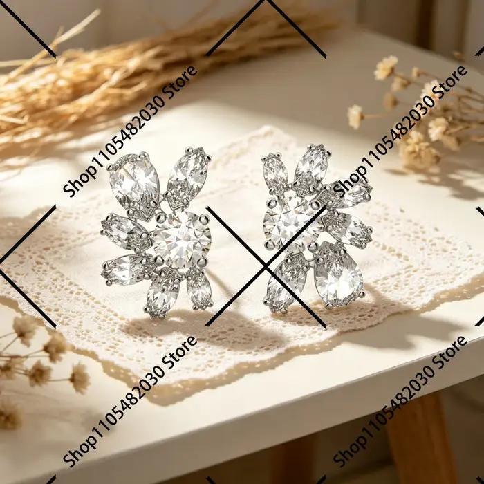 Boucles d'oreilles pendantes longues avec boule de cristal en argent sterling pour femmes, bijoux de soirée élégants avec pierres précieuses multicolores pour occasions spéciales