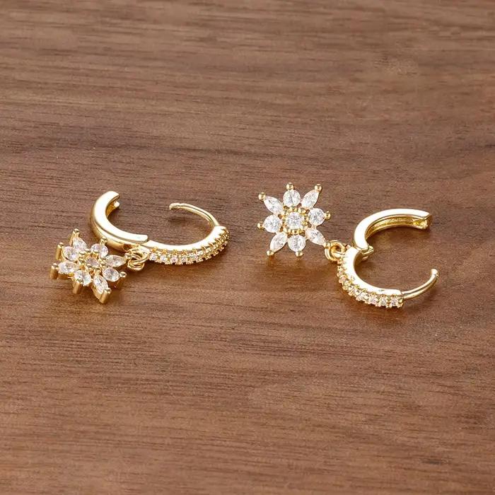 Boucles d'oreilles de luxe en acier inoxydable pour femmes