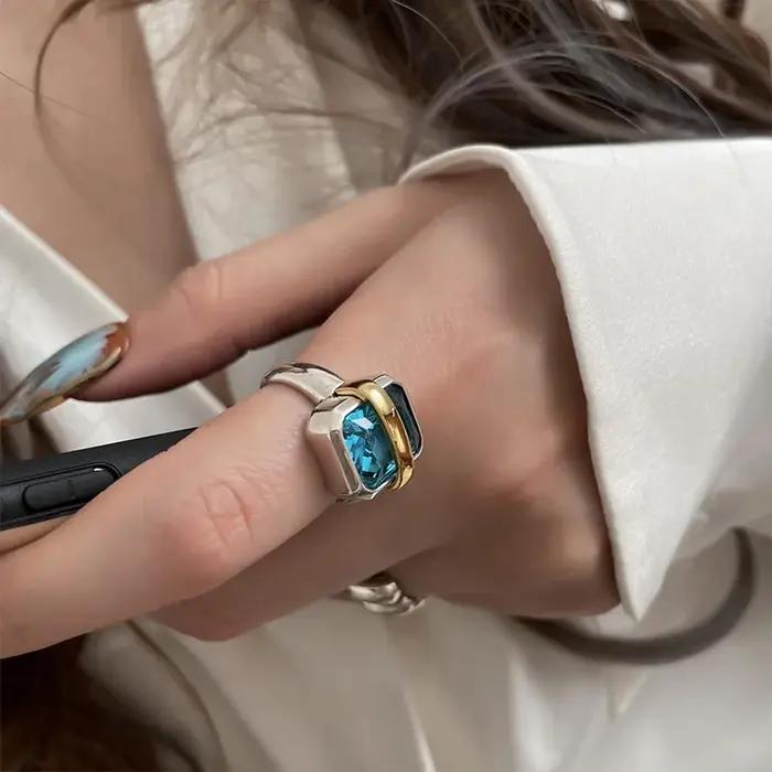 Bague d'ouverture réglable pour filles et femmes