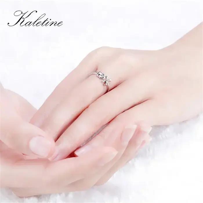 KALETINE – bague squelette gothique en argent Sterling 925 pour femmes