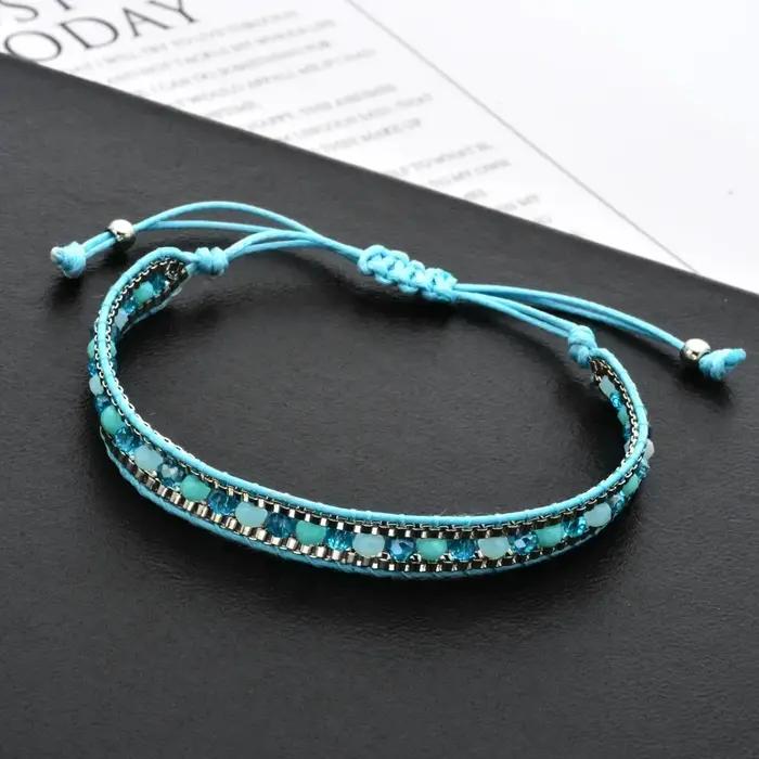 Bracelet perlé en cristal original