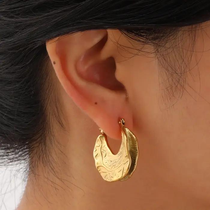 Boucles d'Oreilles Géométriques Insolites pour Femme