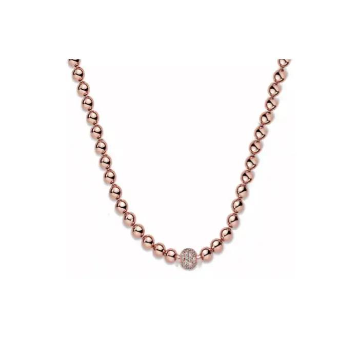 Collier luxueux en argent pur 925% avec étoile carrée et cercle
