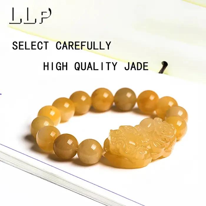 Bracelet Pi Xiu en Jade naturel sculpté à la main