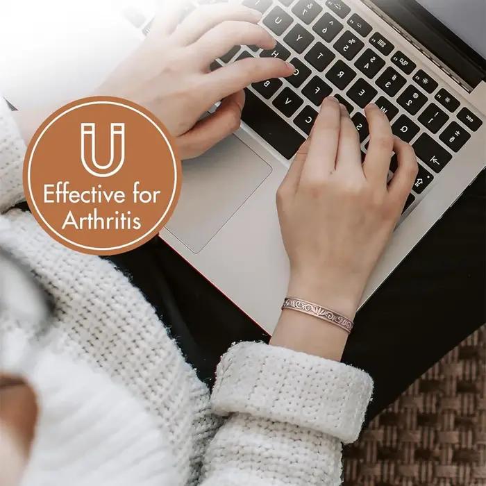 ARADOO – Bracelets en cuivre pur pour femmes