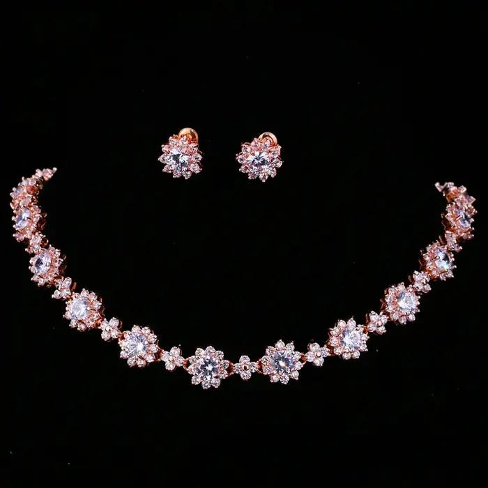 SUGO Classic – ensemble de bijoux ronds en zircone pour femmes