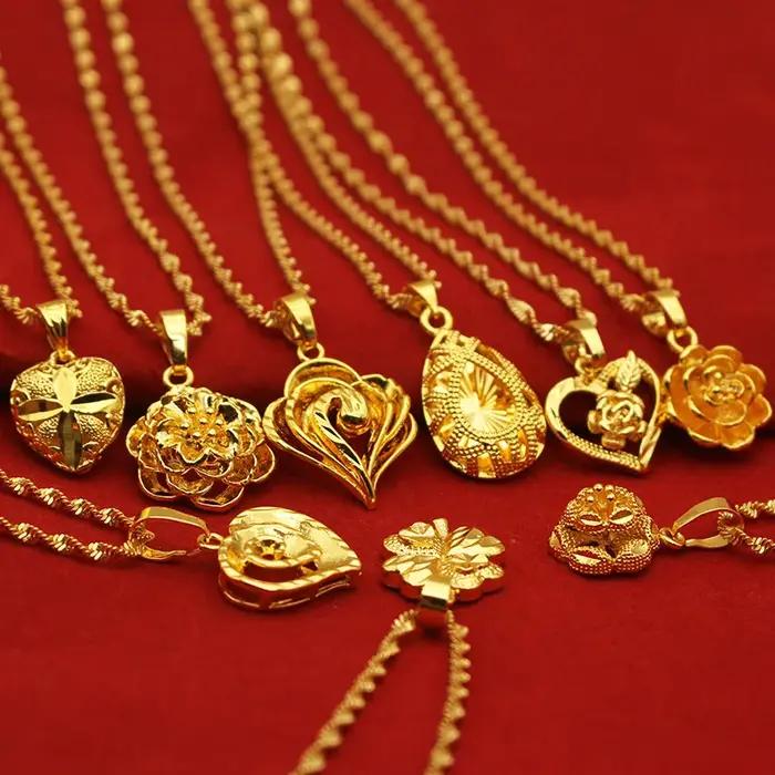 Collier court plaqué or 18 carats style religieux pour femme bijou fin cadeau de fête occasions spéciales anniversaire mariage halloween noël