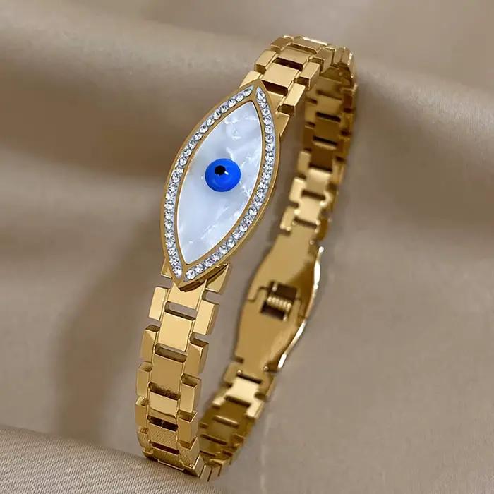 Bracelet œil du mal minimaliste pour femmes et hommes
