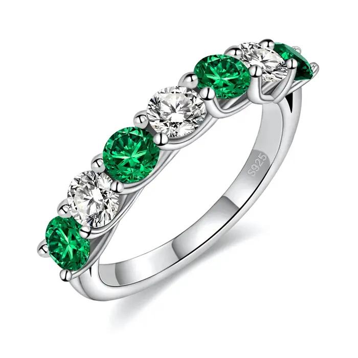Bague de mariage en moissanite Pretty Beauty 3