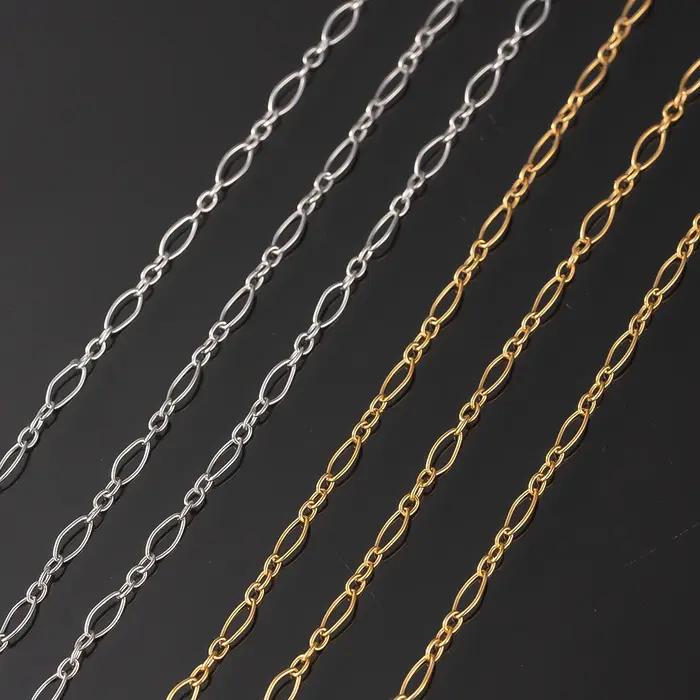 Collier en acier inoxydable de 1 mètre pour femmes bracelets artisanat bijoux accessoires matériaux polyvalents
