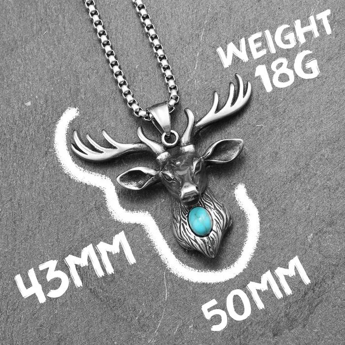 Pendentifs cerf pour hommes