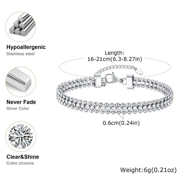 Bracelet de tennis pour femme