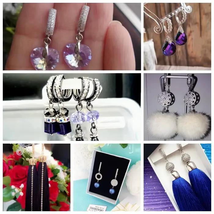 Juya bricolage luxe femmes boucle d'oreille faisant matériel 18K véritable plaqué or Anti-allergie oreille fil Bails crochet boucle d'oreille fermoirs accessoires