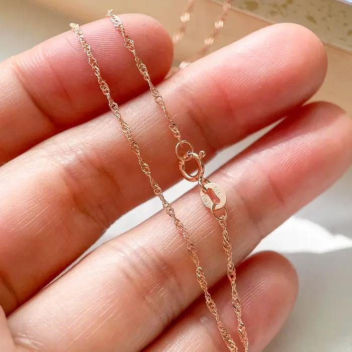 Collier ras du cou en argent Sterling 925