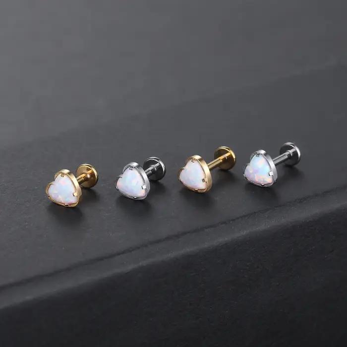 Boucles d'oreilles en titane