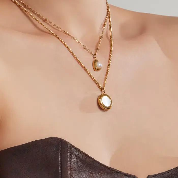 Bague en nacre blanche