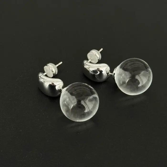 Boucles d'oreilles Vintage en argent Sterling 925 pour femmes