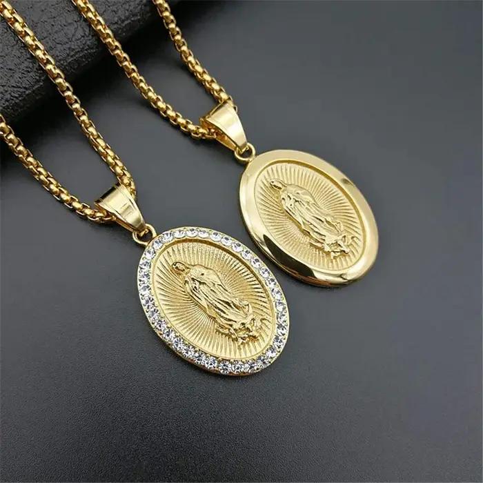 Collier avec Pendentif Vierge Marie pour Femme et Fille