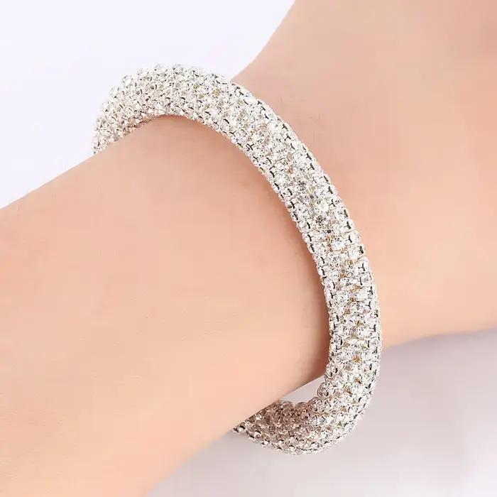 Bracelets à Manchette Ouverte en Or et Argent pour Femme