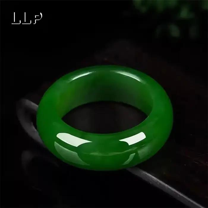 Bague en jade Hetian naturel bijou classique pour homme et femme pour occasions spéciales cadeau festif intemporel