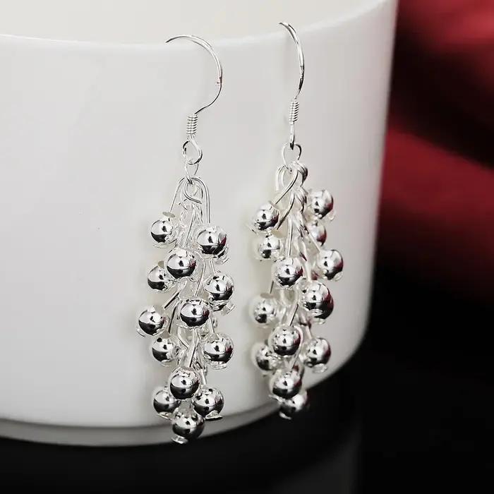 Boucles d'oreilles créatives en argent sterling 925 pour femme