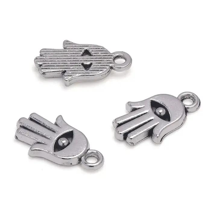 Hamsa – pendentifs à breloques antiques en argent