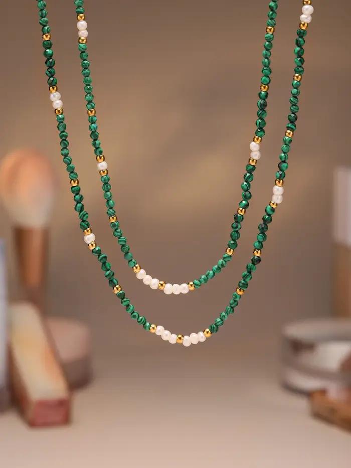 Collier Malachite pour femmes
