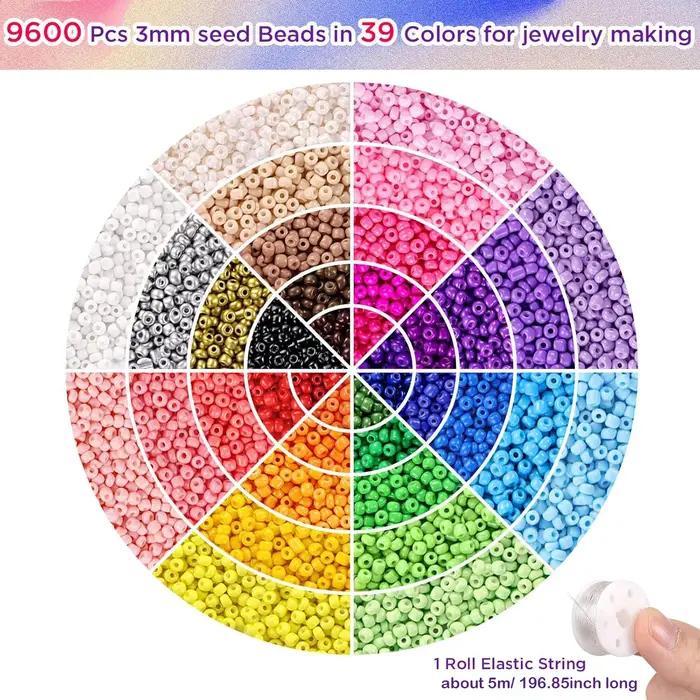 Kits de fabrication de bracelets avec 39 couleurs