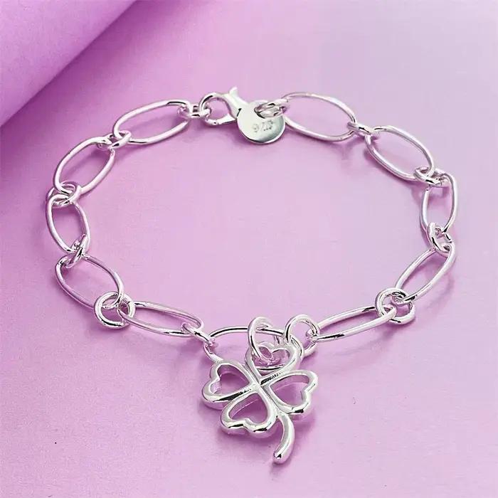 Nouveaux bracelets de luxe en argent sterling 925