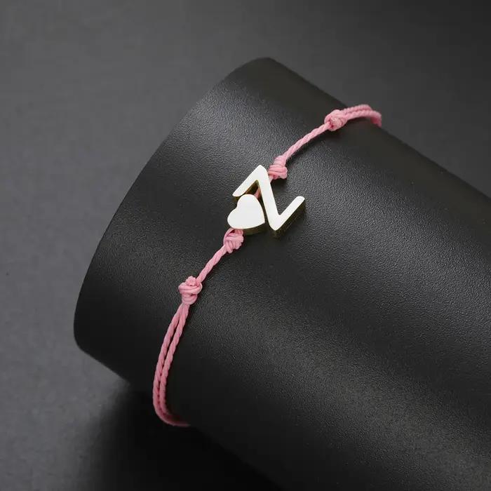 Dawapara – Bracelet à breloques en forme de cœur