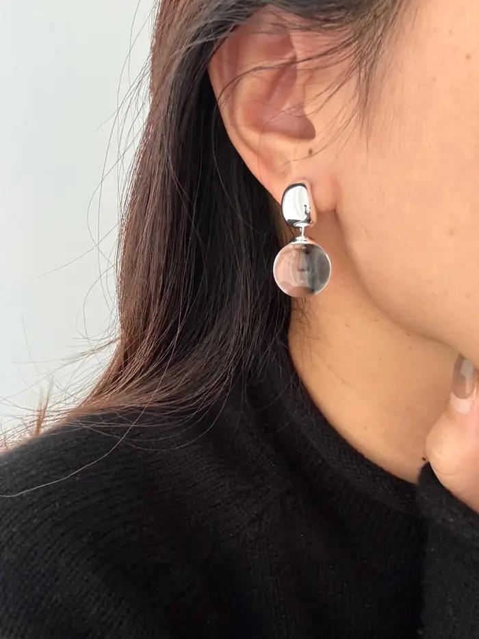 Boucles d'oreilles Vintage en argent Sterling 925 pour femmes