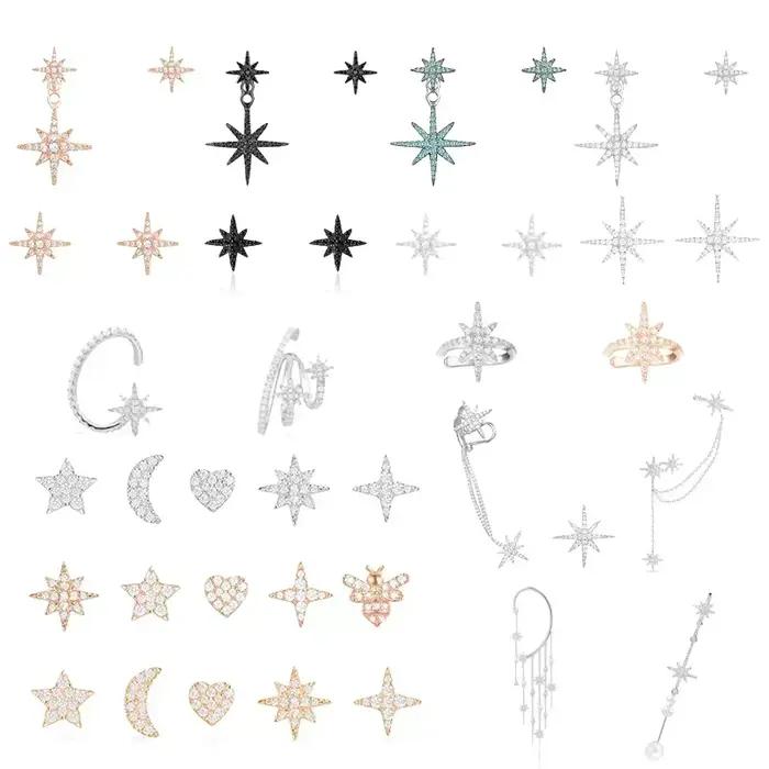 Boucles d'oreilles asymétriques classiques CY 2025