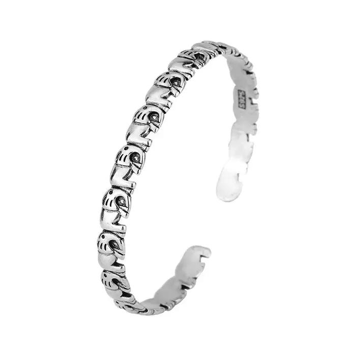 Nouveauté Bracelets Ouverts en Argent Sterling 925