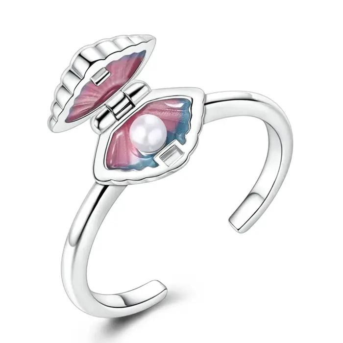 Bagues ouvertes en argent Sterling 925 pour femmes et filles