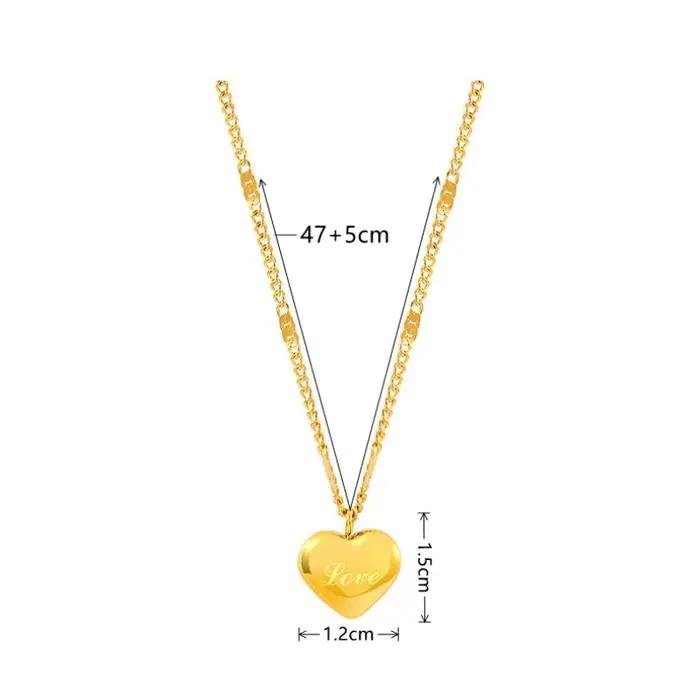 Collier couleur or, 1 pièce