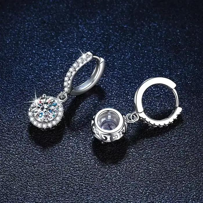 Boucles d'oreilles rondes en argent Sterling 925 pour femmes