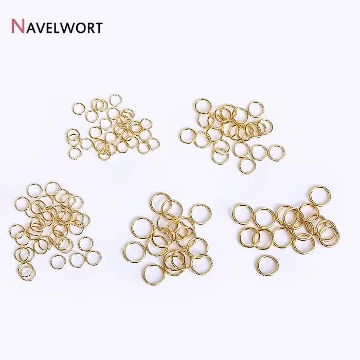 Anneaux Fendus Plaqués Or 18K et Anneaux de Connexion Pour Bijoux Création DIY Accessoires de Fabrication de Bijoux Occasions Spéciales