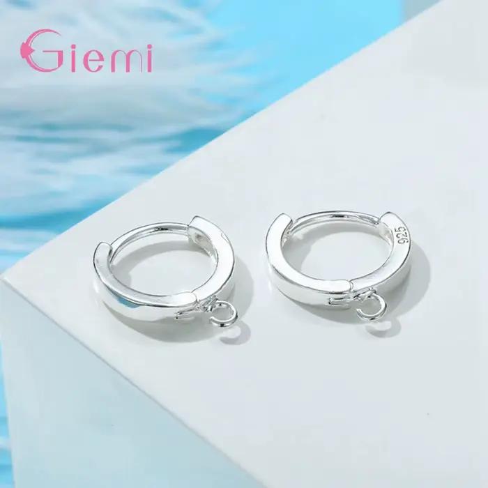 Boucles d'oreilles en argent regardé 925 pour femmes