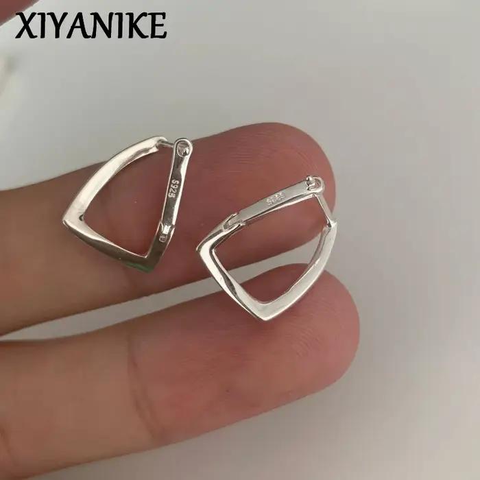 XIYANIKE – boucles d'oreilles géométriques carrées uniques pour femmes et filles