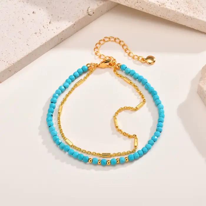 Bracelet turquoise pour femmes